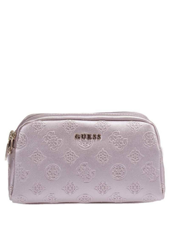 Guess dámská růžová kosmetická taška
