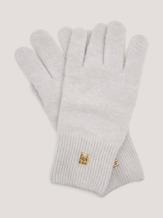 Tommy Hilfiger dámské světle  šedé rukavice