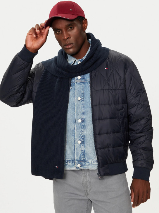 Tommy Hilfiger pánský tmavě modrý šál 