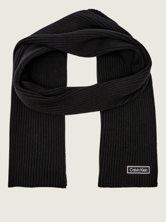 Calvin Klein pánská černá šála