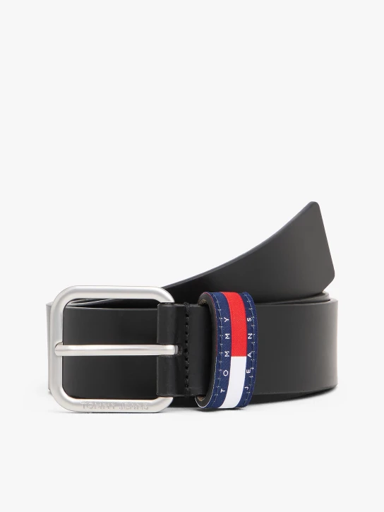 Tommy Jeans pánský černý pásek