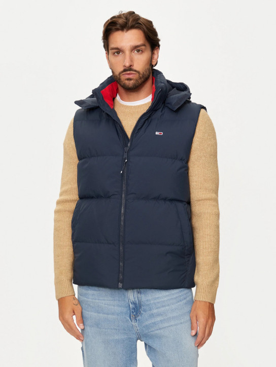 Tommy Jeans pánská tmavě modrá vesta