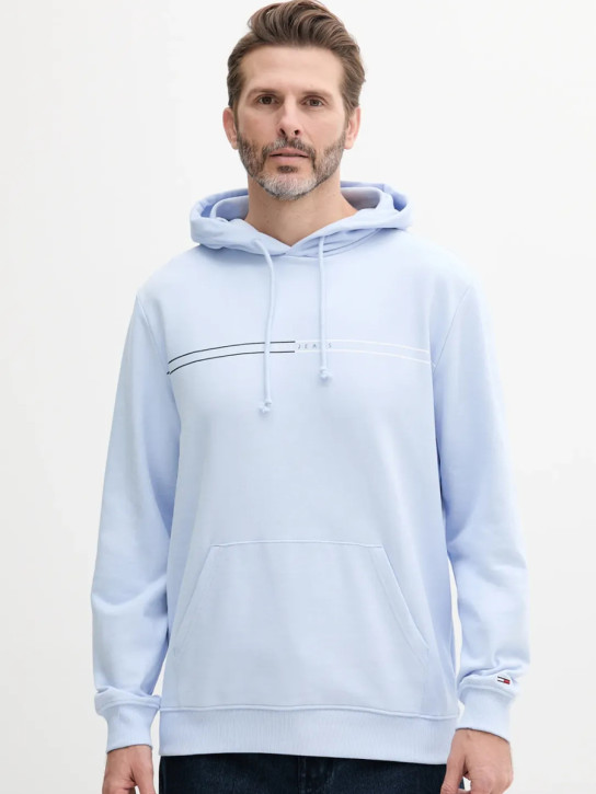Tommy Jeans pánská světle modrá mikina