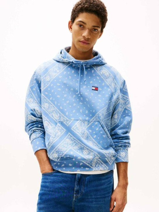 Tommy Jeans pánská modrá mikina