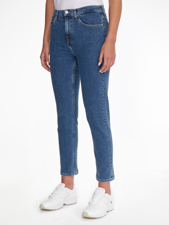 Tommy Jeans dámské tmavě modré džíny IZZIE