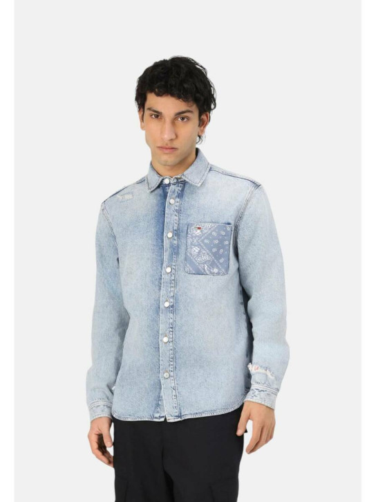 Tommy Jeans pánská džínová košile