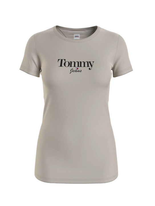 Tommy Jeans dámské béžové tričko
