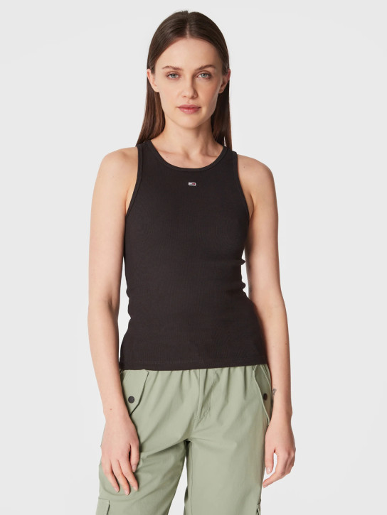 Tommy Jeans dámský černý top