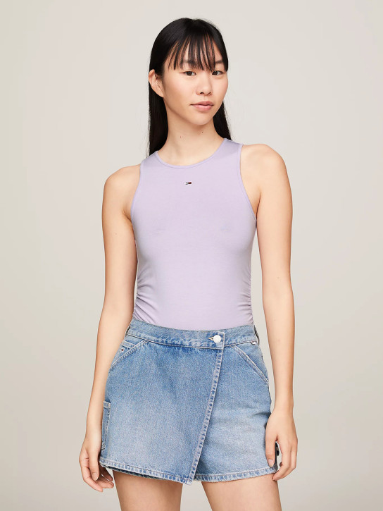 Tommy Jeans dámský fialkový top