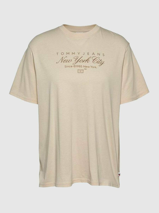 Tommy Jeans dámské béžové tričko