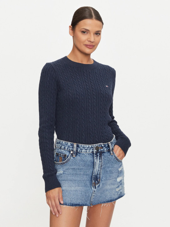 Tommy Jeans dámský modrý svetr