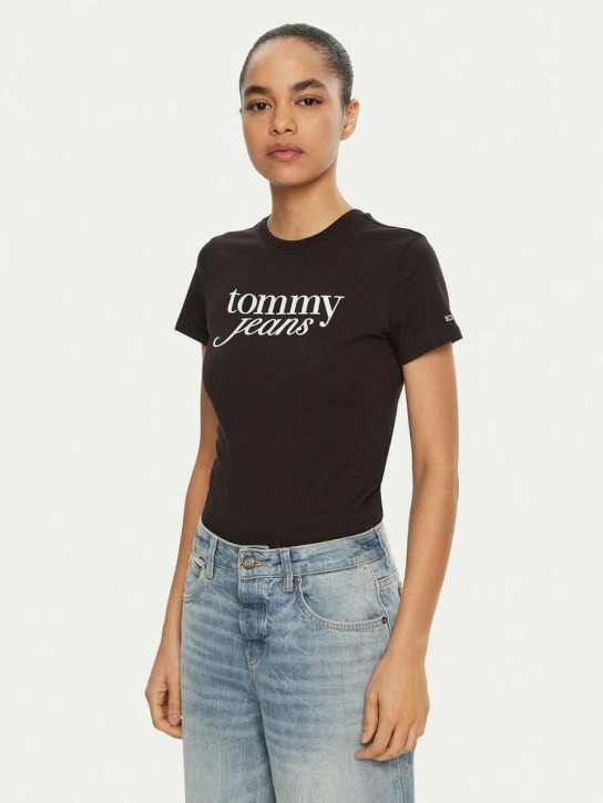 Tommy Jeans dámské černé tričko