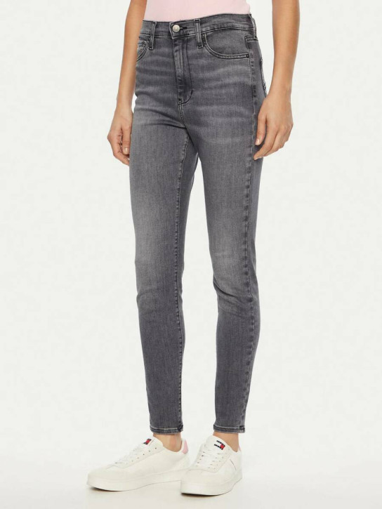 Tommy Jeans dámské šedé džíny