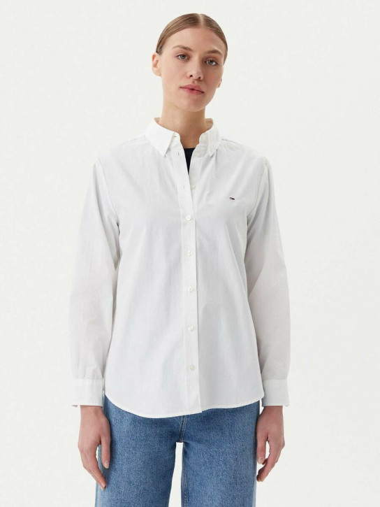 Tommy Jeans dámská bílá košile