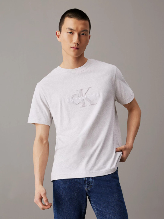 Calvin Klein pánské šedé tričko