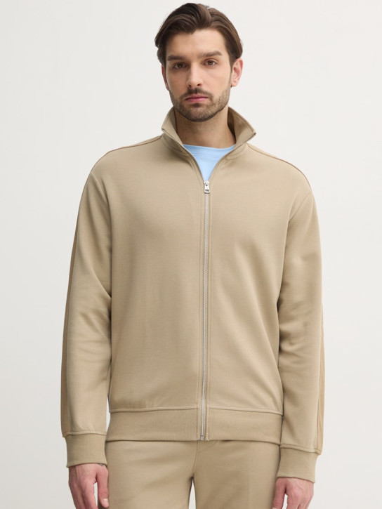 Calvin Klein pánská béžová mikina