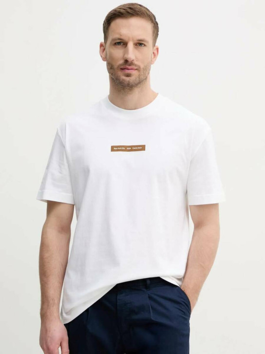 Calvin Klein pánské bílé tričko