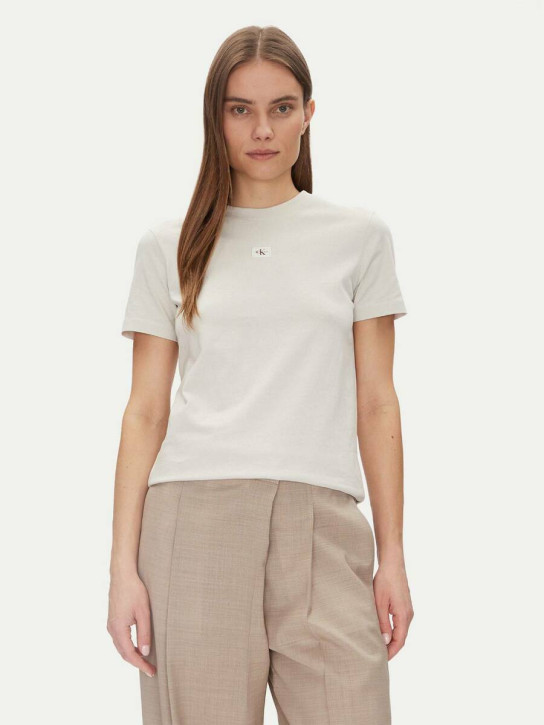 Calvin Klein dámské béžové tričko