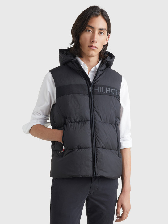 Tommy Hilfiger pánská černá vesta