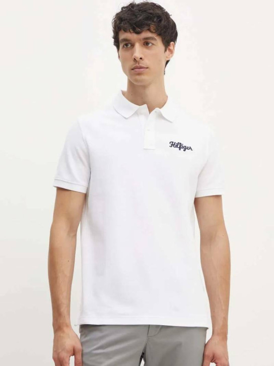 Tommy Hilfiger pánské bílé polo triko
