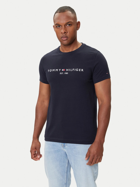 Tommy Hilfiger pánské tmavě modré tričko