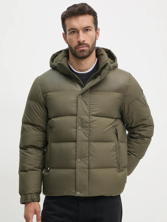 Tommy Hilfiger pánská khaki zelená bunda