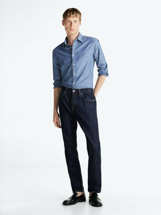 Tommy Hilfiger pánská modrá košile