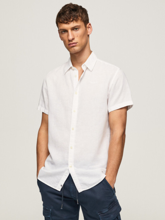 Pepe Jeans pánská bílá košile