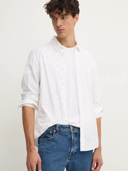 Pepe Jeans pánská bílá košile Meir