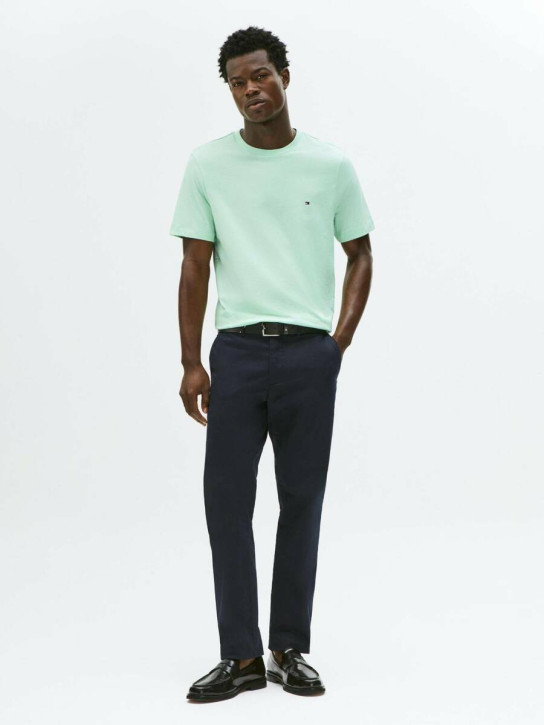 Tommy Hilfiger pánské zelenkavé tričko