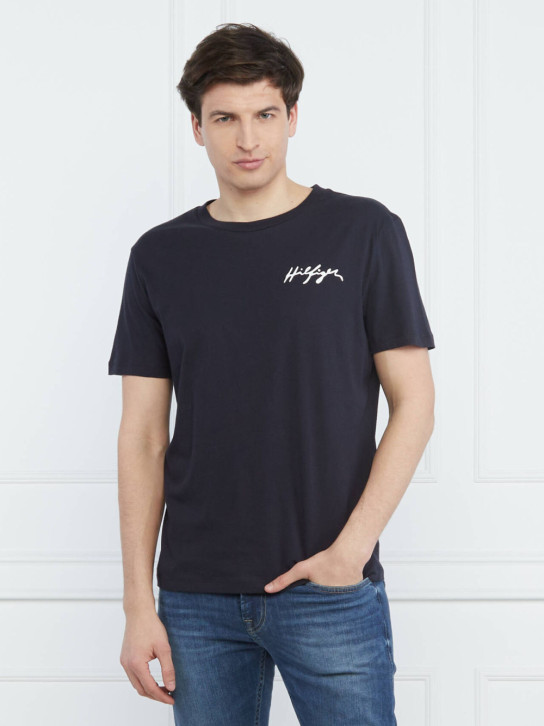 Tommy Hilfiger pánské tmavě modré tričko