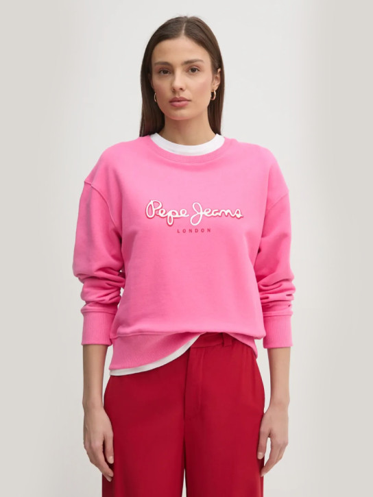 Pepe Jeans růžová dámská mikina Maddy