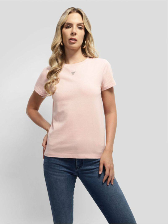Guess dámské růžové tričko