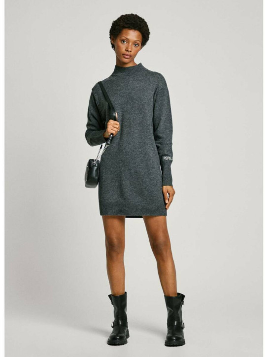 Pepe Jeans dámské šedé šaty HAZEL