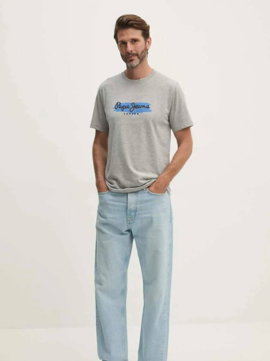 Pepe Jeans pánské šedé tričko Arsham