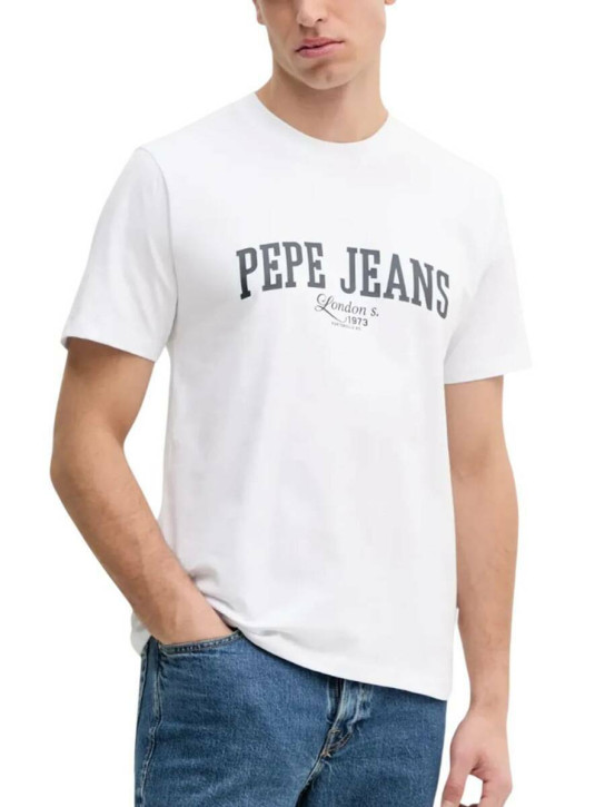 Pepe Jeans pánské bílé tričko Derril