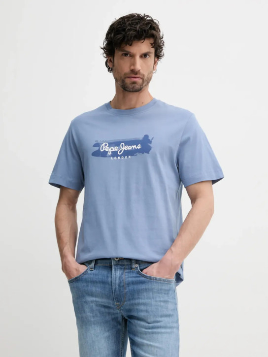 Pepe Jeans pánské modré tričko