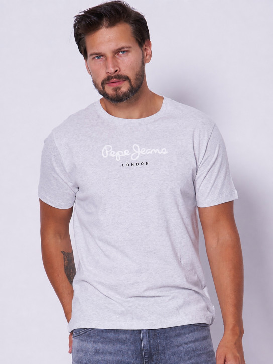 Pepe Jeans pánské šedé tričko Eggo