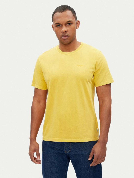 Pepe Jeans pánské žluté tričko