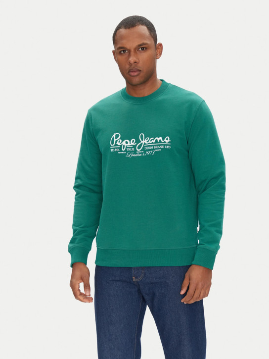 Pepe Jeans pánská zelená mikina