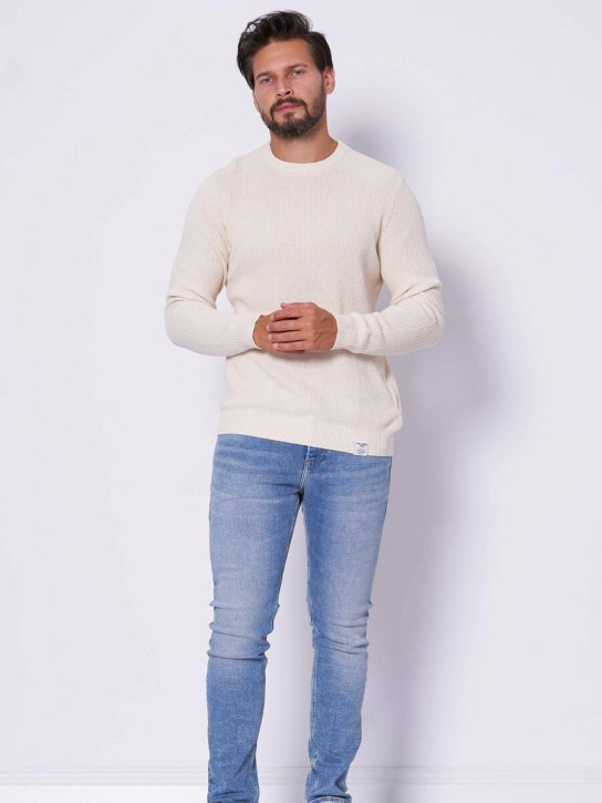 Pepe Jeans pánský krémový svetr