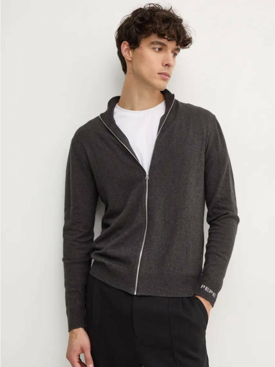 Pepe Jeans pánský šedý svetr