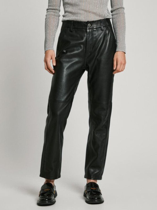 Pepe Jeans dámské černé kalhoty