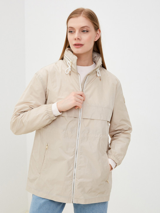 Tommy Hilfiger dámská krémová bunda