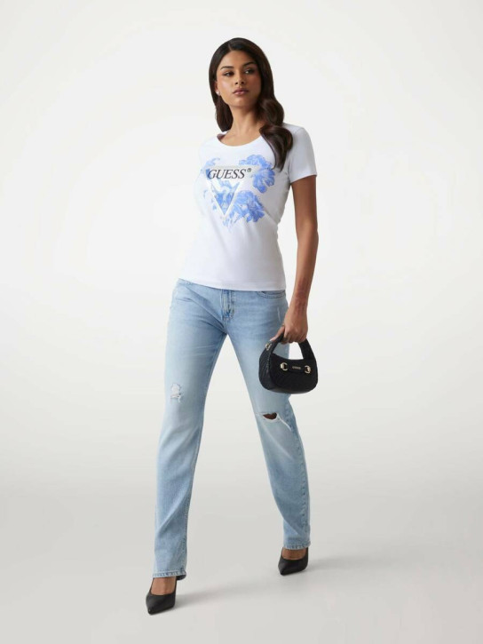 Guess dámské bílé tričko