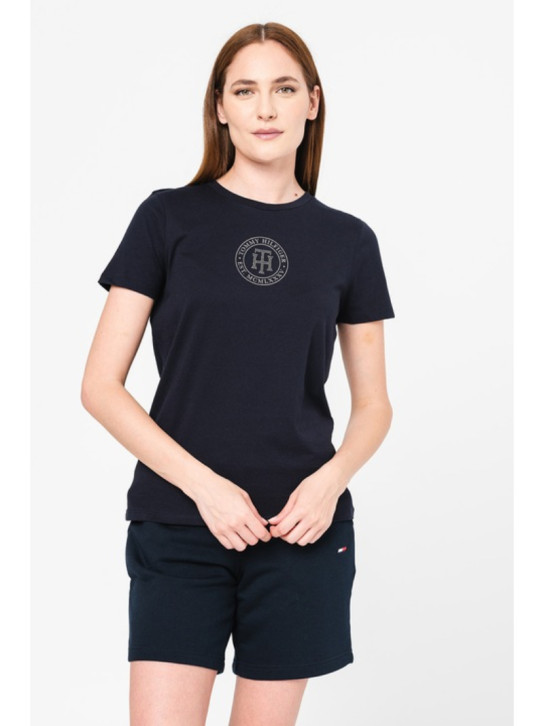 Tommy Hilfiger dámské tmavě modré tričko