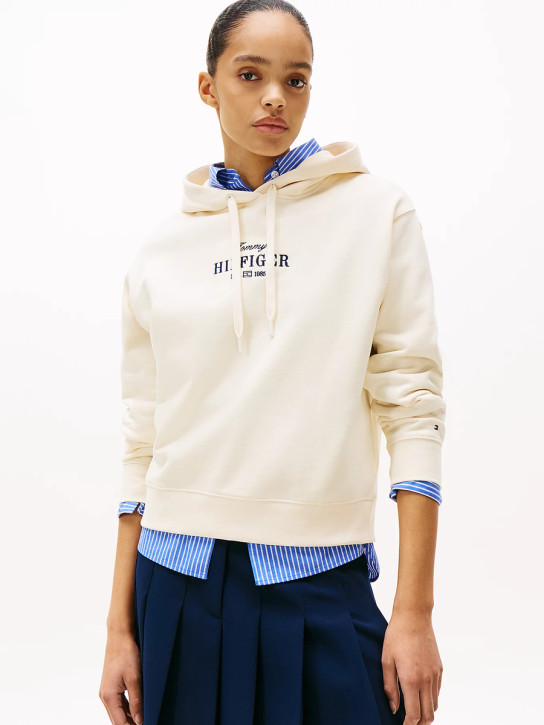 Tommy Hilfiger dámská krémová mikina