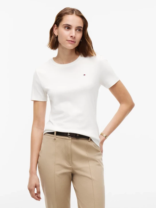 Tommy Hilfiger dámské bílé tričko