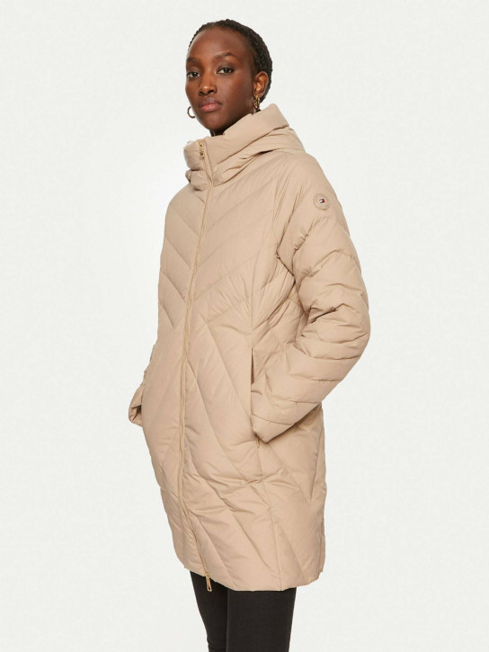 Tommy Hilfiger dámská péřová bunda Chevron