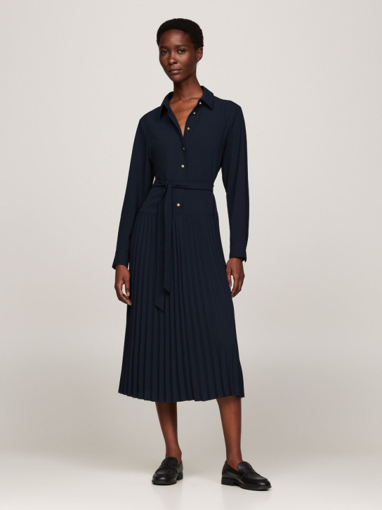Tommy Hilfiger dámské tmavě modré šaty
